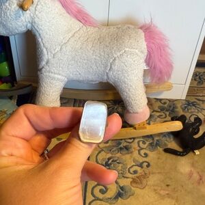 Silver Ring with Clear Stone